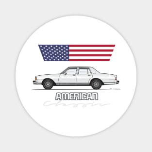 American Classic White Magnet